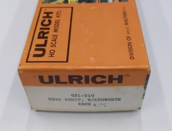 Ulrich 931-519 HO Walthers 50th Anniversary w/Kenworth Kit