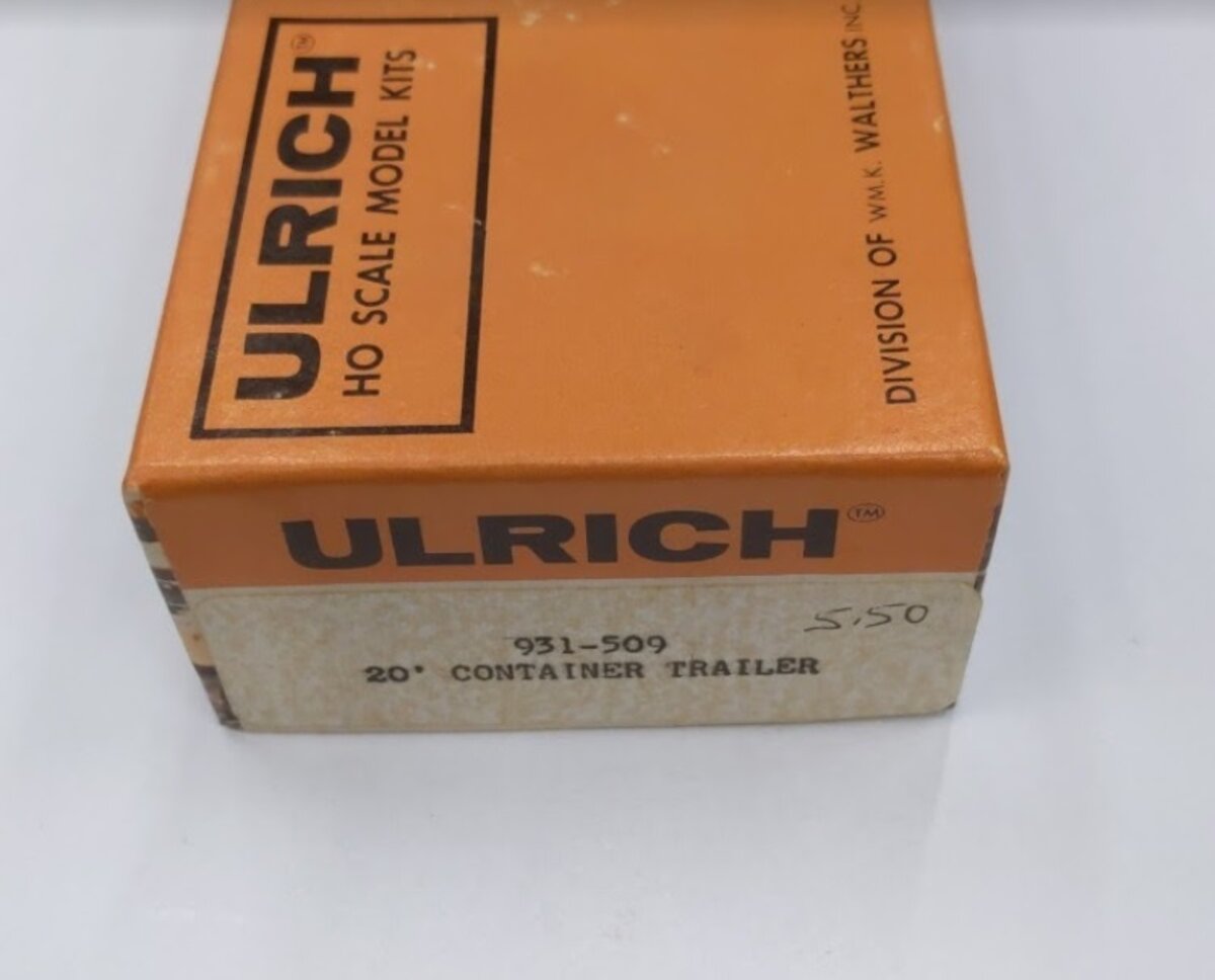 Ulrich 931-509 HO 20' Container Trailer Kit