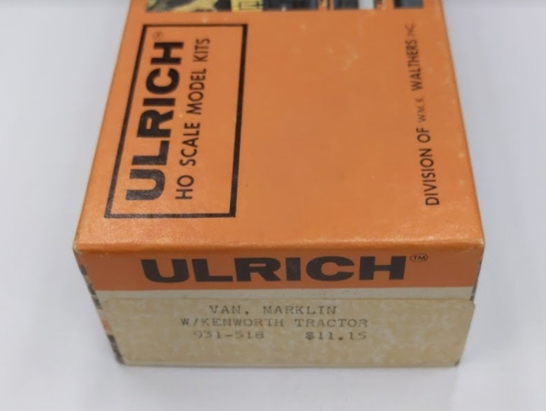 Ulrich 931-516 HO Van, CNW Falcon w/ Kenworth Tractor Kit
