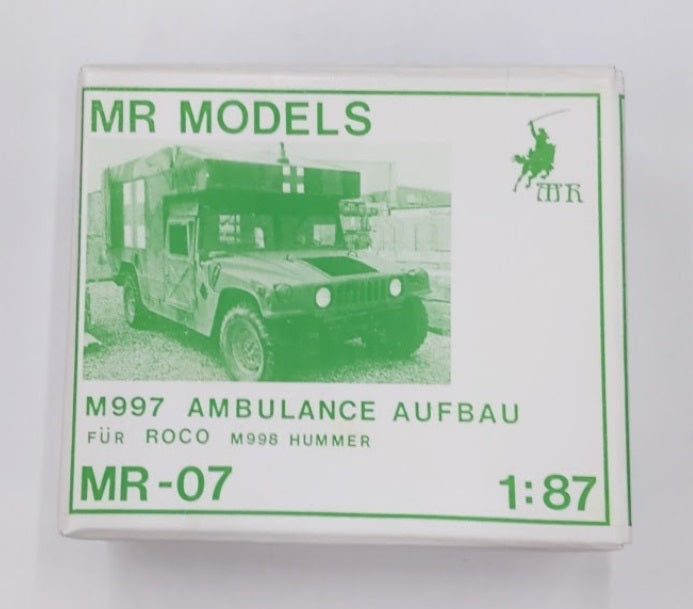 Roco MR-07 HO MR Models M997 Ambulance M998 Hummer Kit