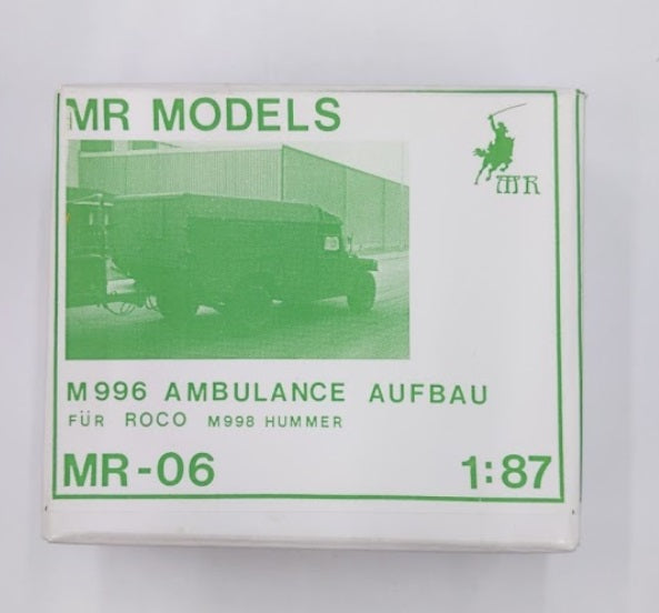 Roco MR-06 HO MR Models M996 Ambulance Aufbau M998 Hummer Kit