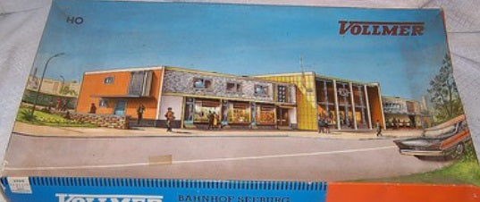 Vollmer 3500 HO Main Station Seeburg Building Kit