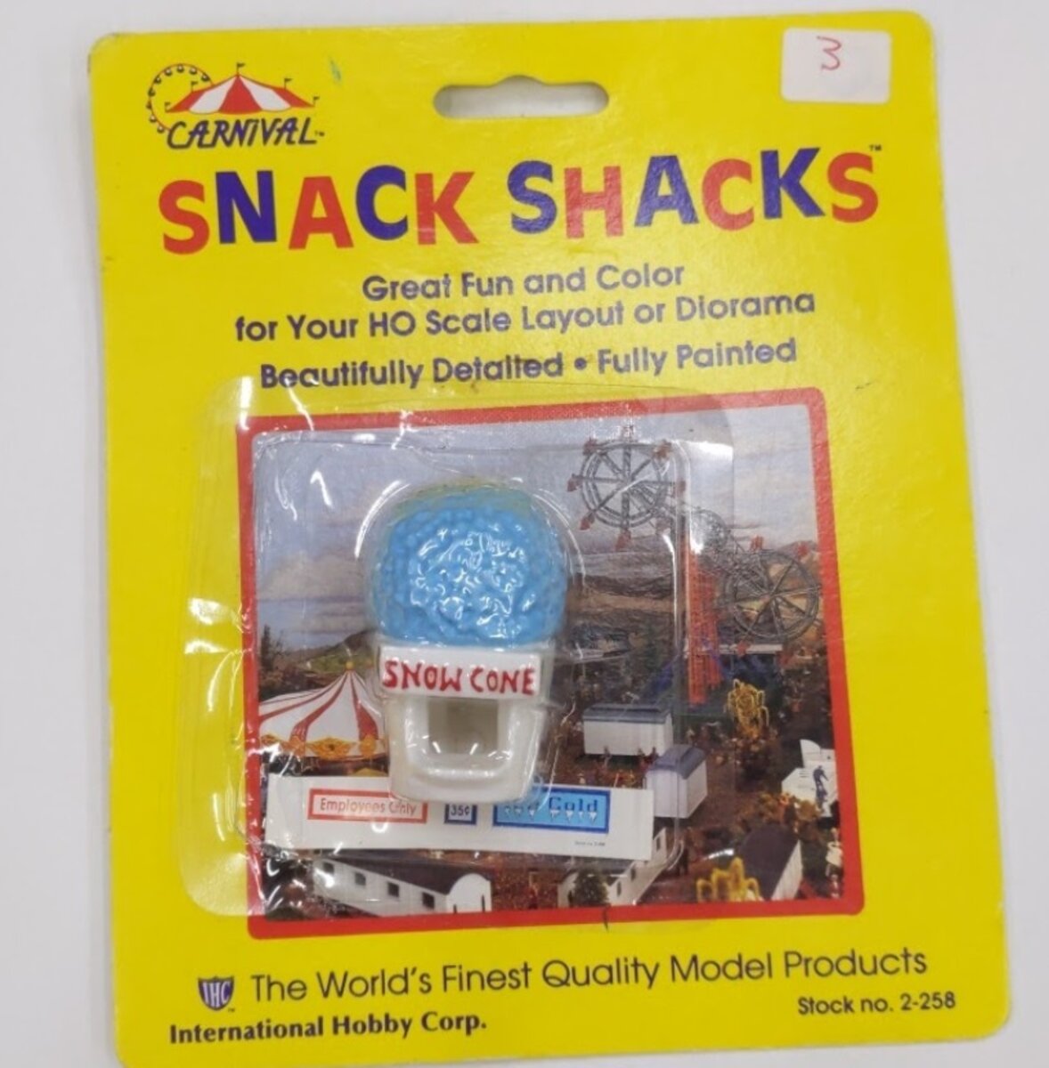 IHC 2-258 HO Snow Cone Snack Shack Carnival