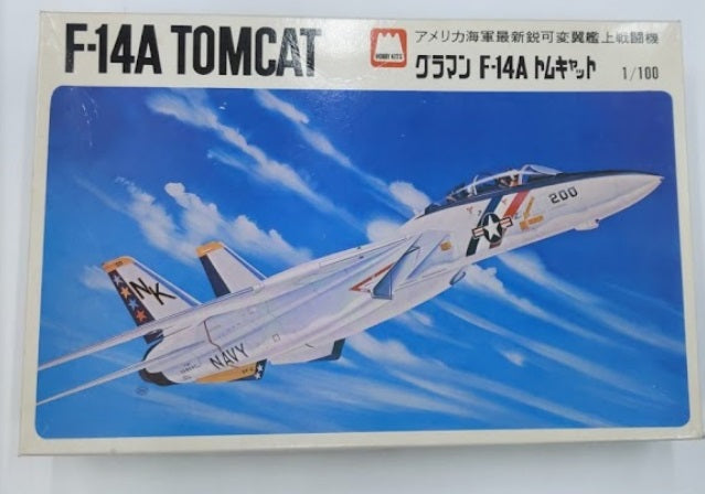 Hobby Kits 009-300 1:100 F-14A Tomcat US Navy Swing Wing Fighter  Aircraft Kit