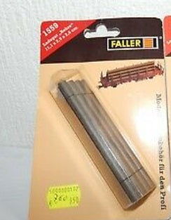 Faller 1559 HO Cargo Tubes Load
