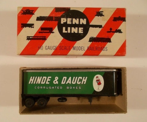Penn Line 820-a HO Hinde & Dauch Highway Trailer