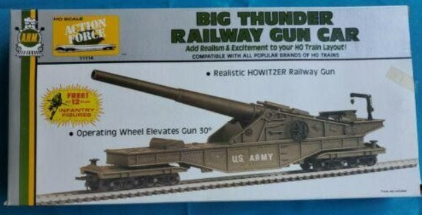 AHM 11114 HO Big Thunder Railway Gun Car