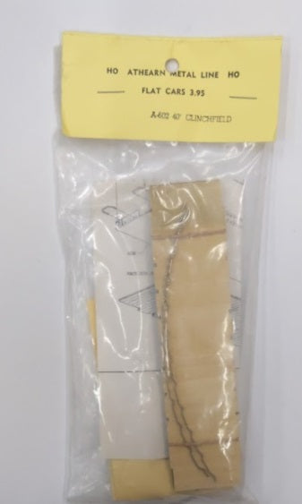 Athearn A-602 HO Metal Line 40' Clinchfield Flat Car