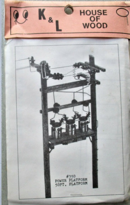 K&L House Of Wood 350 HO Power Platform 50 Ft. Platform