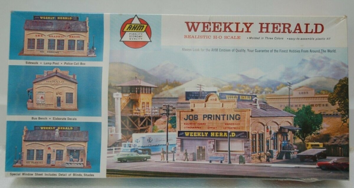 AHM 5858-598 HO Weekly Herald Building Kit