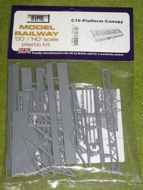 Dapol C10 OO/HO Platform Canopy Model Railway Plastic Kit