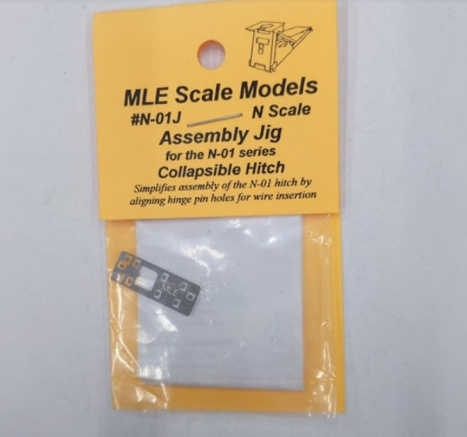 MLE Scale Models N-01J N Scale Assembly Jig Collapsible Hitch