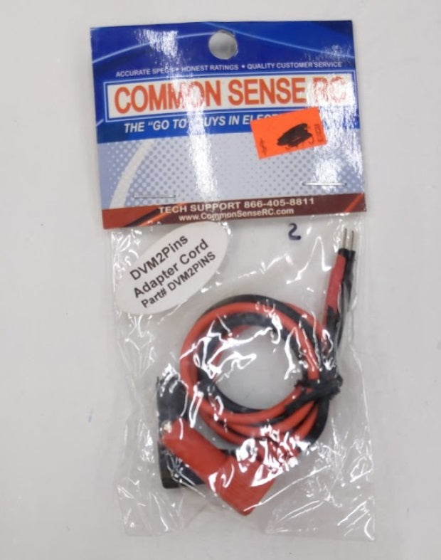 Common Sense RC DVM2PINS Adapter Cord