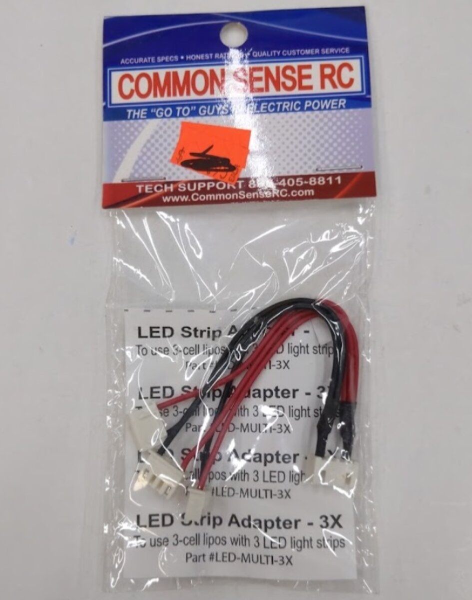 Common Sense RC LED-Multi-3X LED Strip Adapter 3X