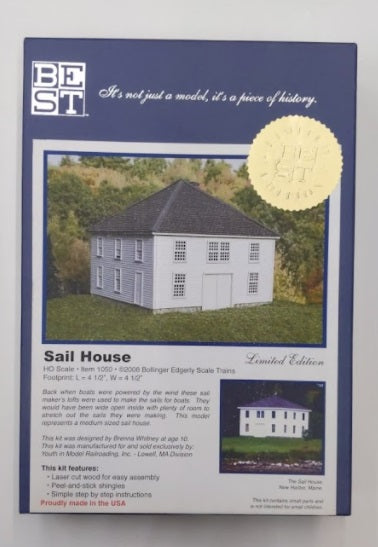 Bollinger Edgerly Scale Trains 1050 HO Sail House Kit Limited Edition