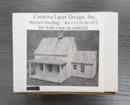 Creative Laser Design CLD-HO-052 HO Mitchell Dwelling Laser Cut Model Kit