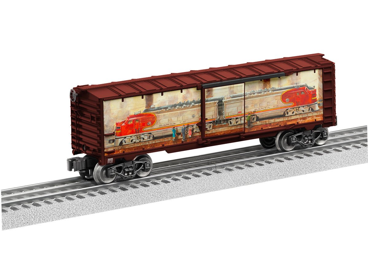 Lionel 2128300 O Angela Trotta Thomas Santa Fe Boxcar