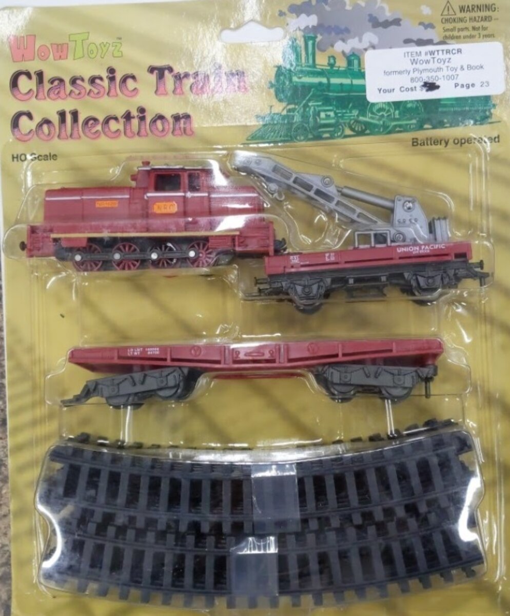 Wow Toyz WT-TRC HO Classic Train Union Pacific Diesel Switcher Set