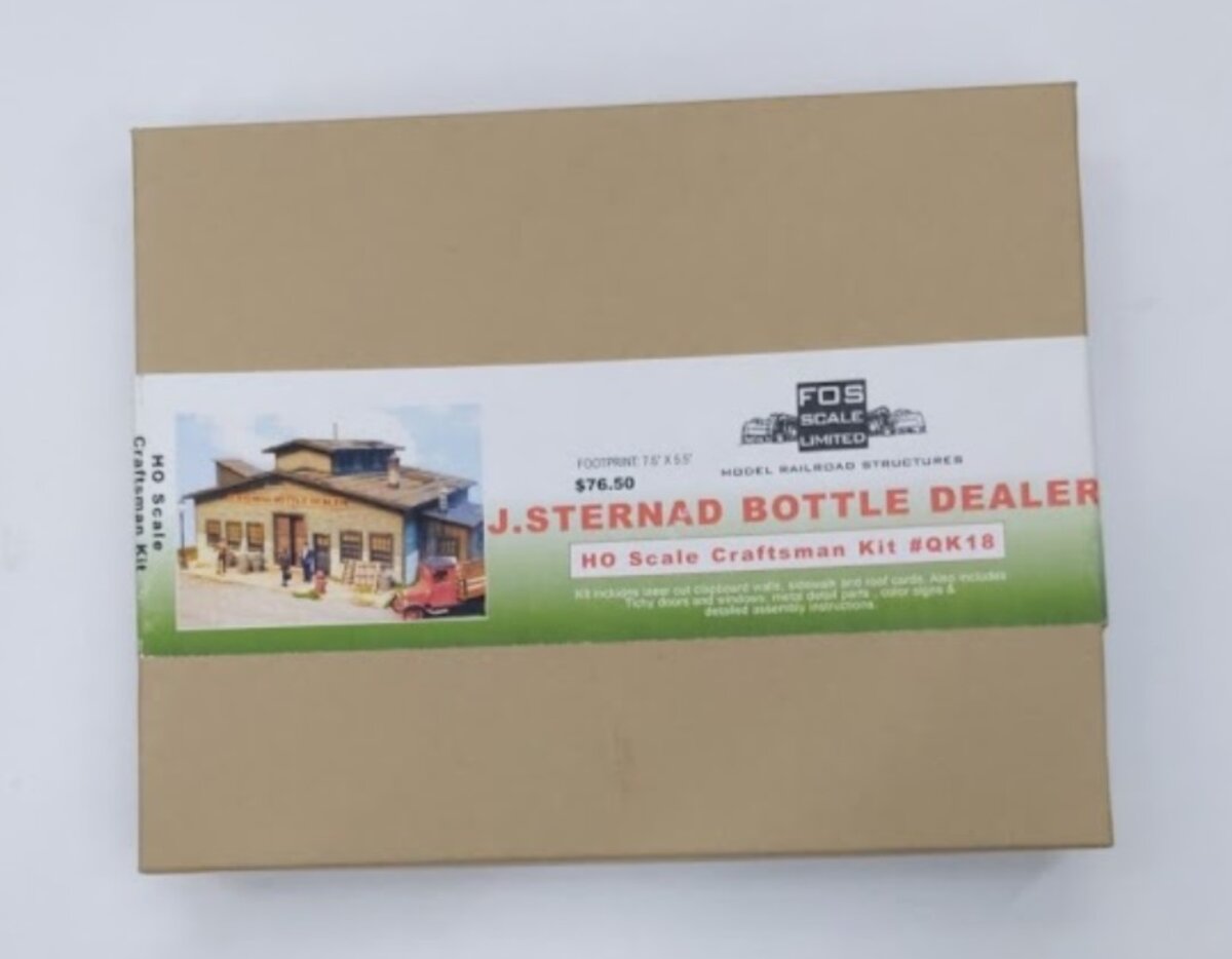 FOS Scale Limited QK18 HO J. Sternad Bottle Deailer Kit