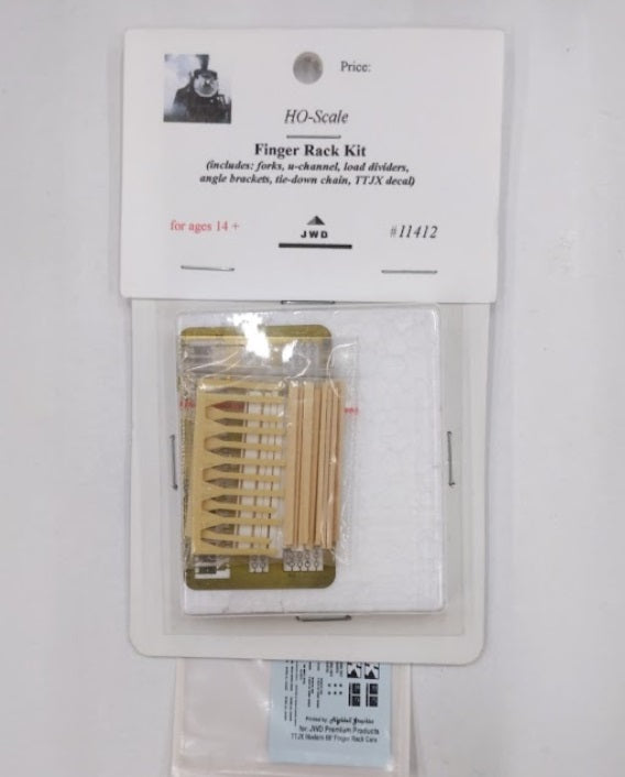 JWD Premium Products 11412 HO Finger Rack Kit