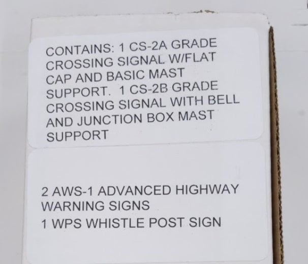 Custom Signals O Scale Grade Crossing Signals w/ Bell and Speaker – Trainz