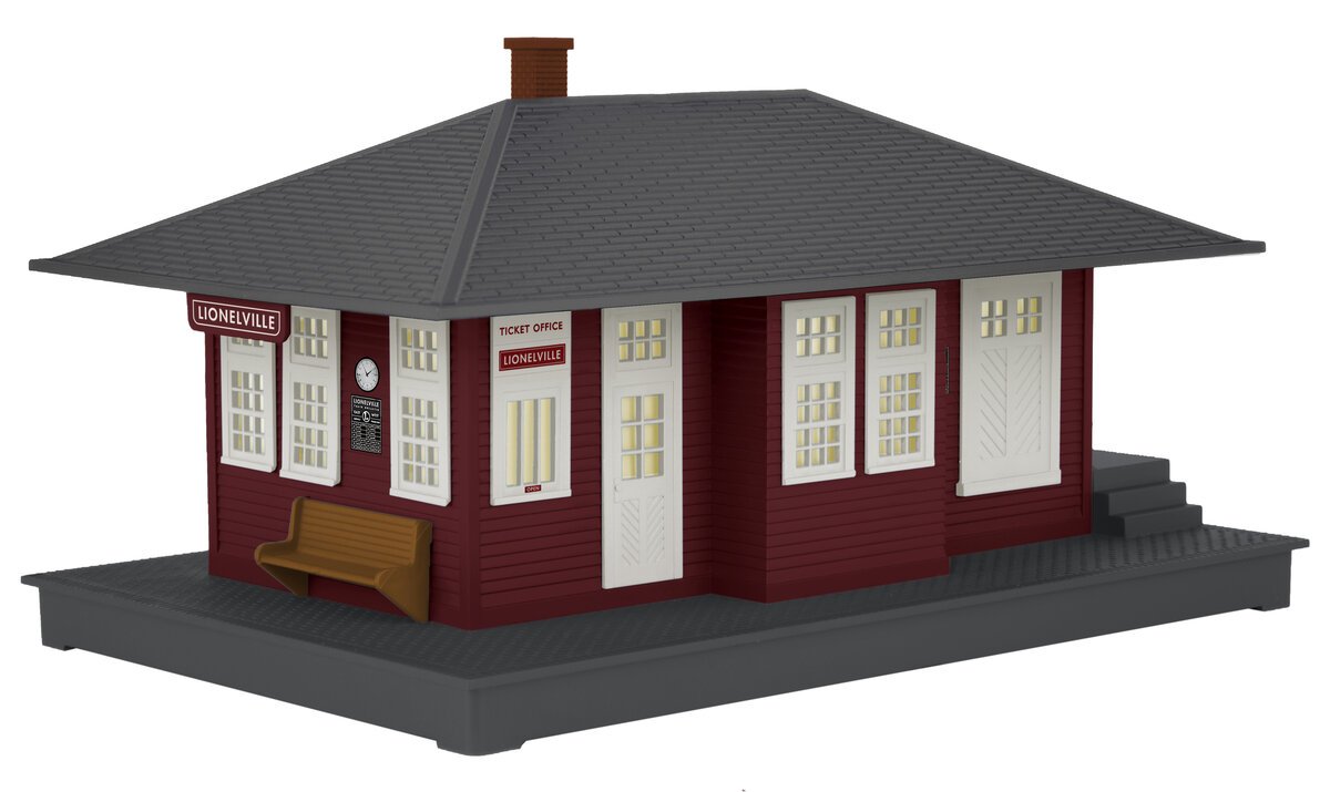 Lionel 2129250 O Plug-Expand-Play Talking Passenger Station