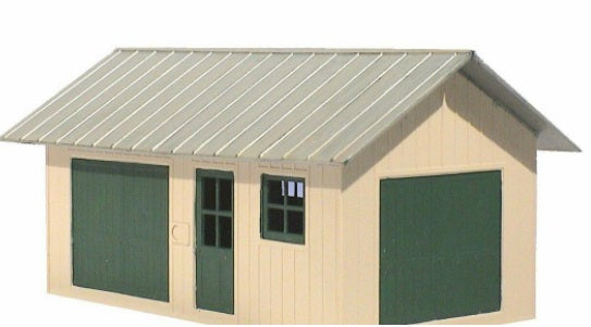 Bldgs Unlimited 503 O Scale Trackside Shed Model Kit