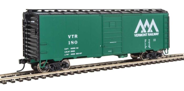Walthers 910-1437 HO Vermont Railway 40' PS-1 Boxcar RTR #180