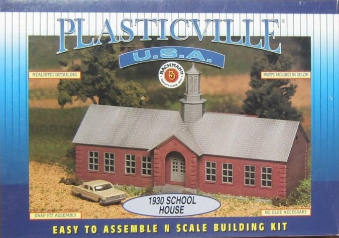 Bachmann 45854 N Scale1930's School House Model Building Kit