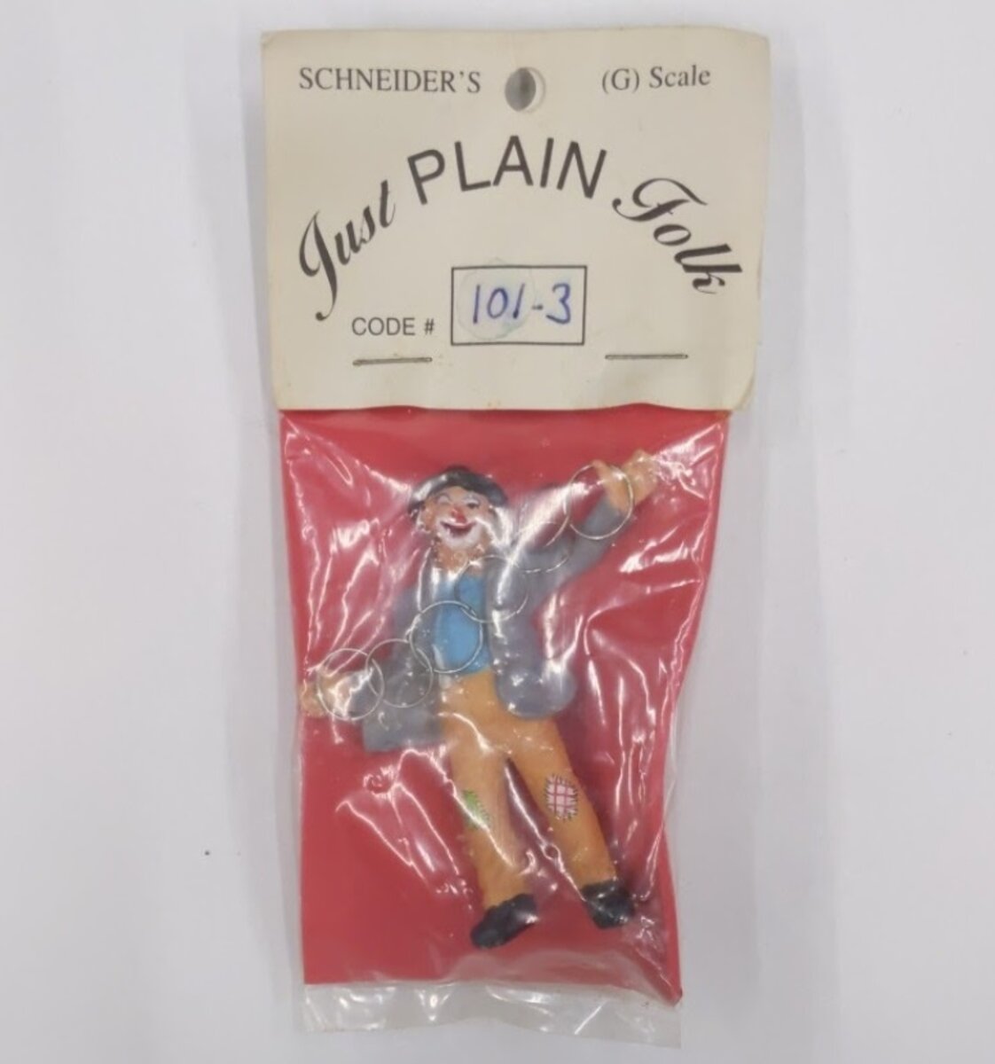 Just Plain Folk 101-3 G Scale Clown Doing Ring Tricks
