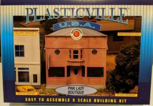 Bachmann 45857 N Plasticville Pink Lady Boutique Building Kit