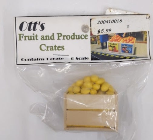 Ott's G Scale Lemon Produce Crate