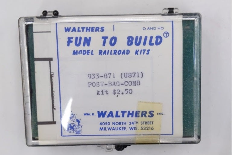 Walthers 933-871 HO U871 Post-Bag Comb Kit