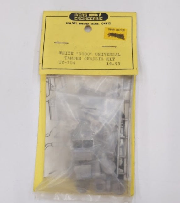 Ivers TC-304 HO Cast White 9000 Universal Tandem Chassis Kit