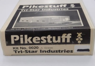 Pikestuff 541-0020 HO Tri-Star Industries Building Kit Green