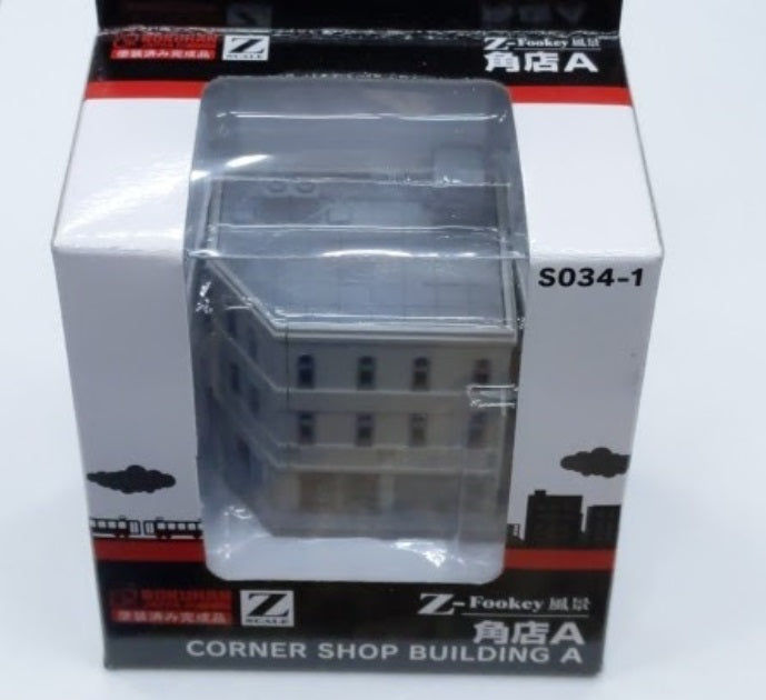 Rokuhan S034-1 Z Scale Conner Shop Building A Assembled