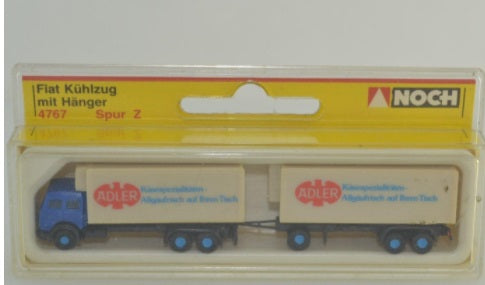 Noch 4767 Z Scale Fiat Adler Refridgerated Trailer Truck