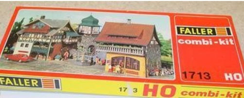 Faller 1713 HO Combi-Kit Restaurant / Hotel Kit