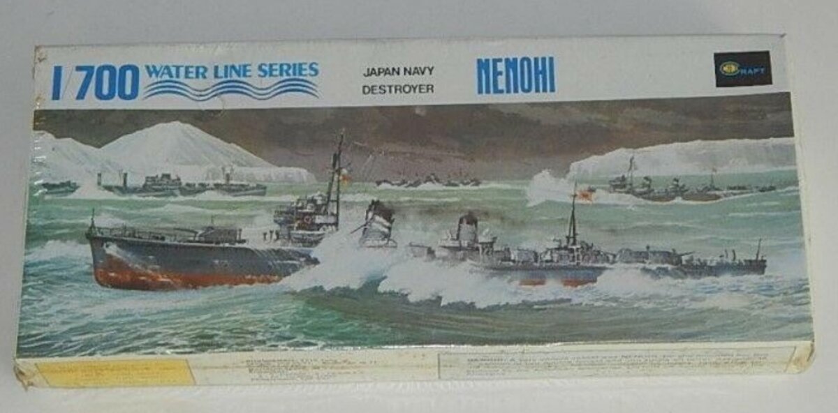 Minicraft B-33:100 1:7000 Nenohi Japan Navy Destroyer Water Line Series Ship Kit