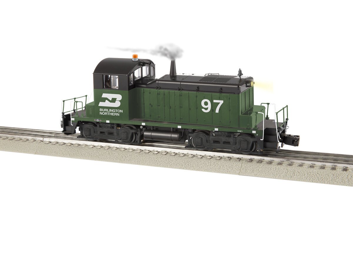 Lionel 2233390 O Gauge BTO Burlington Northern SW1 Diesel Locomotive #97