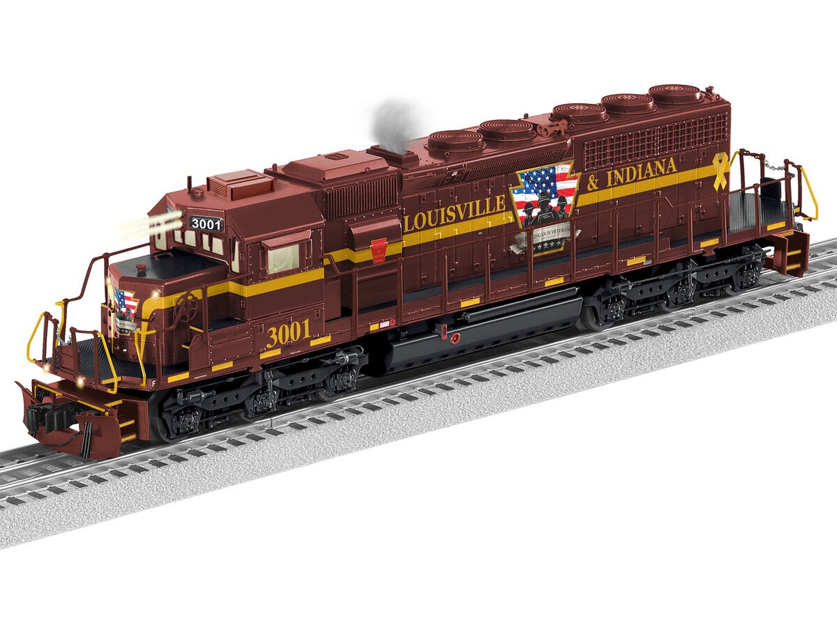 Lionel 2233531 O BTO Louisville & Indiana LEGACY SD40-2 Diesel Locomotive #3001