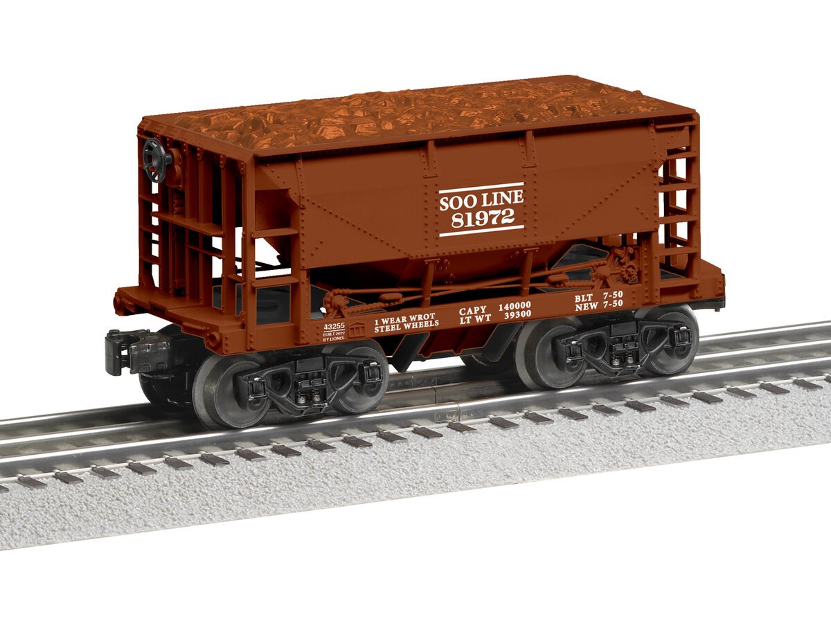Lionel 2243250 O Soo Line Ore Cars #2 (Set of 6)