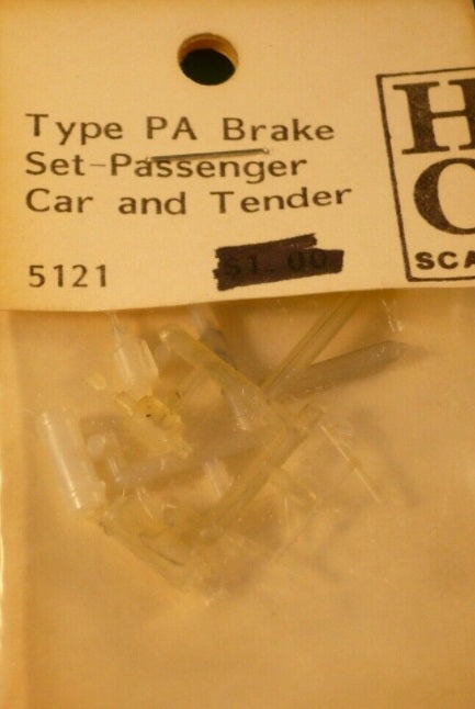 Grandt Line 5121 HO Bracket Set Pass Car & Tender Resesvoir Levers & Cylinder