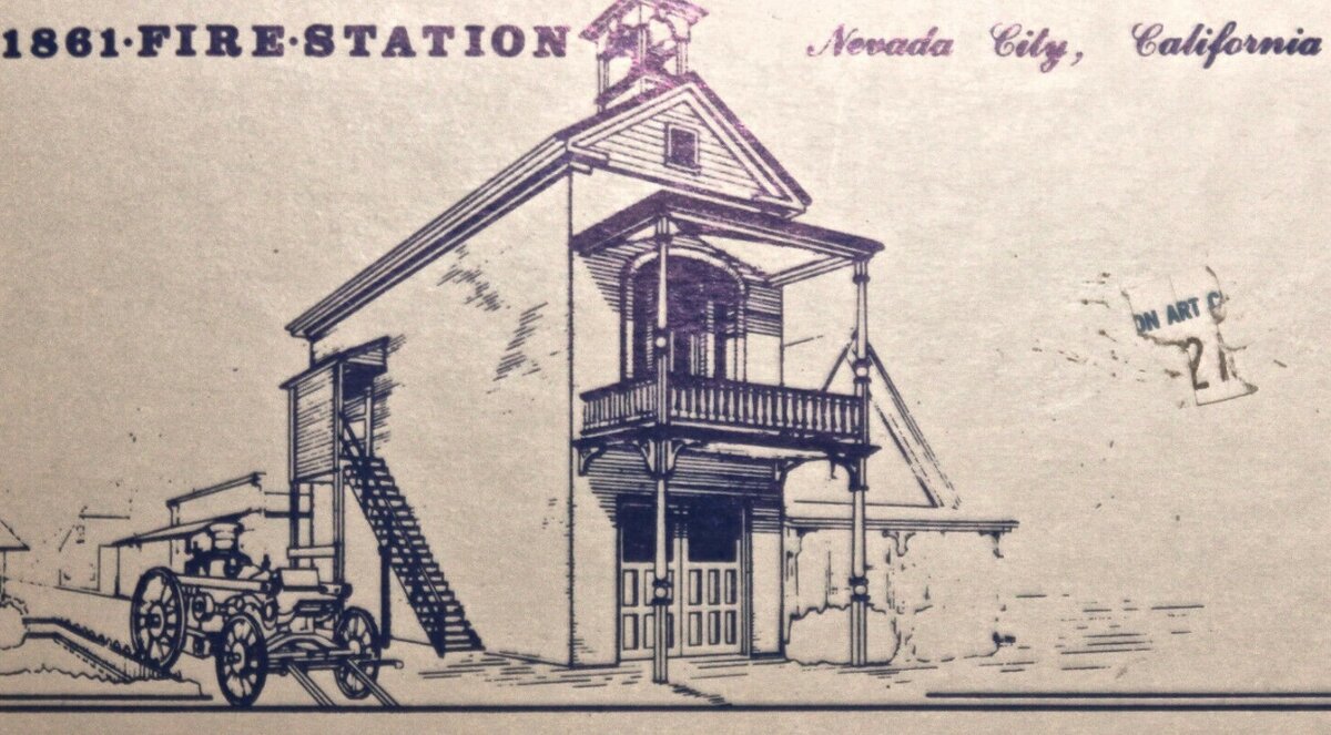 Classic Miniatures 2 HO 1861 Fire Station Nevada City California Kit