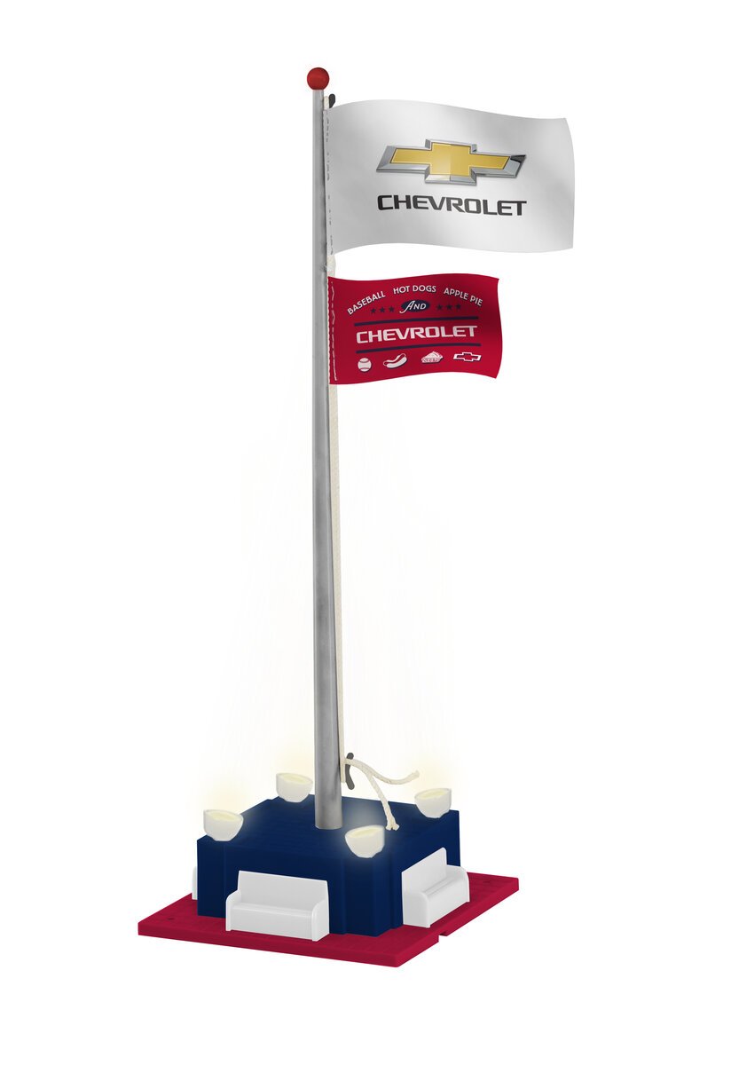 Lionel 2129340 O Chevy Flagpole
