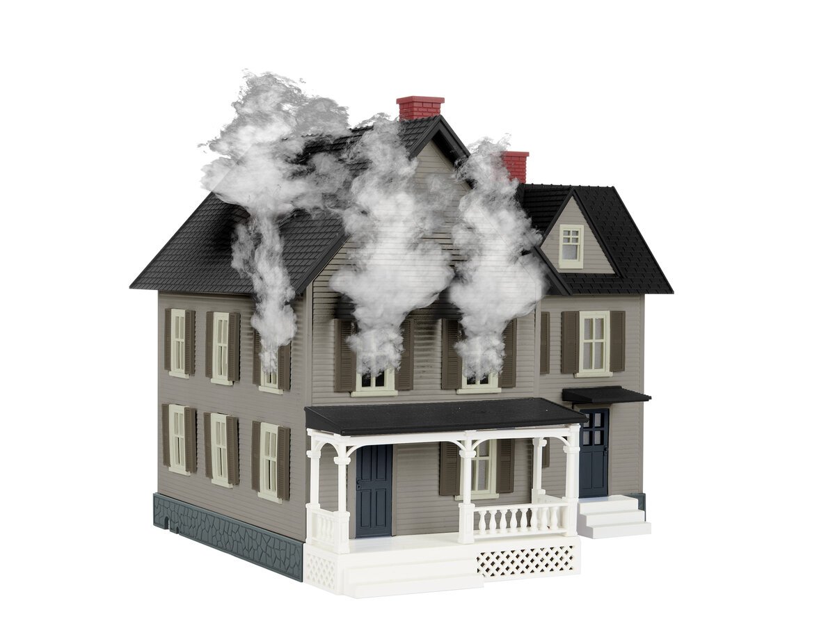 Lionel 2229050 O Plug-Expand-Play Burning House