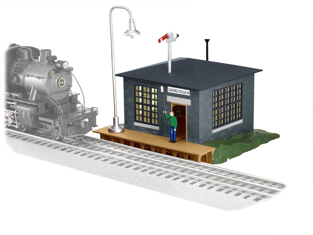 Lionel 2229030 O Plug-Expand-Play Train Orders Building