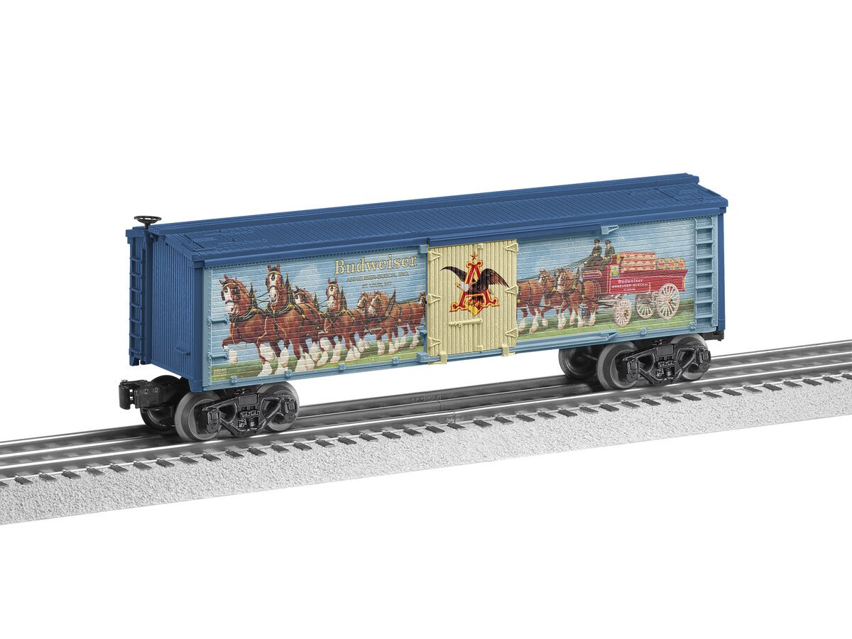 Lionel 2228040 O Scale Vintage Anheuser Busch Clydesdale Refrigerator Car