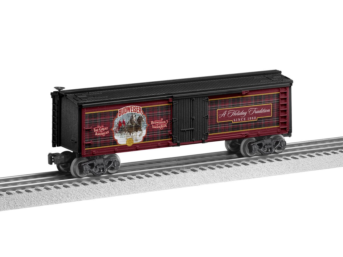 Lionel 2228050 O Budweiser Holiday Stein Refrigerator Car