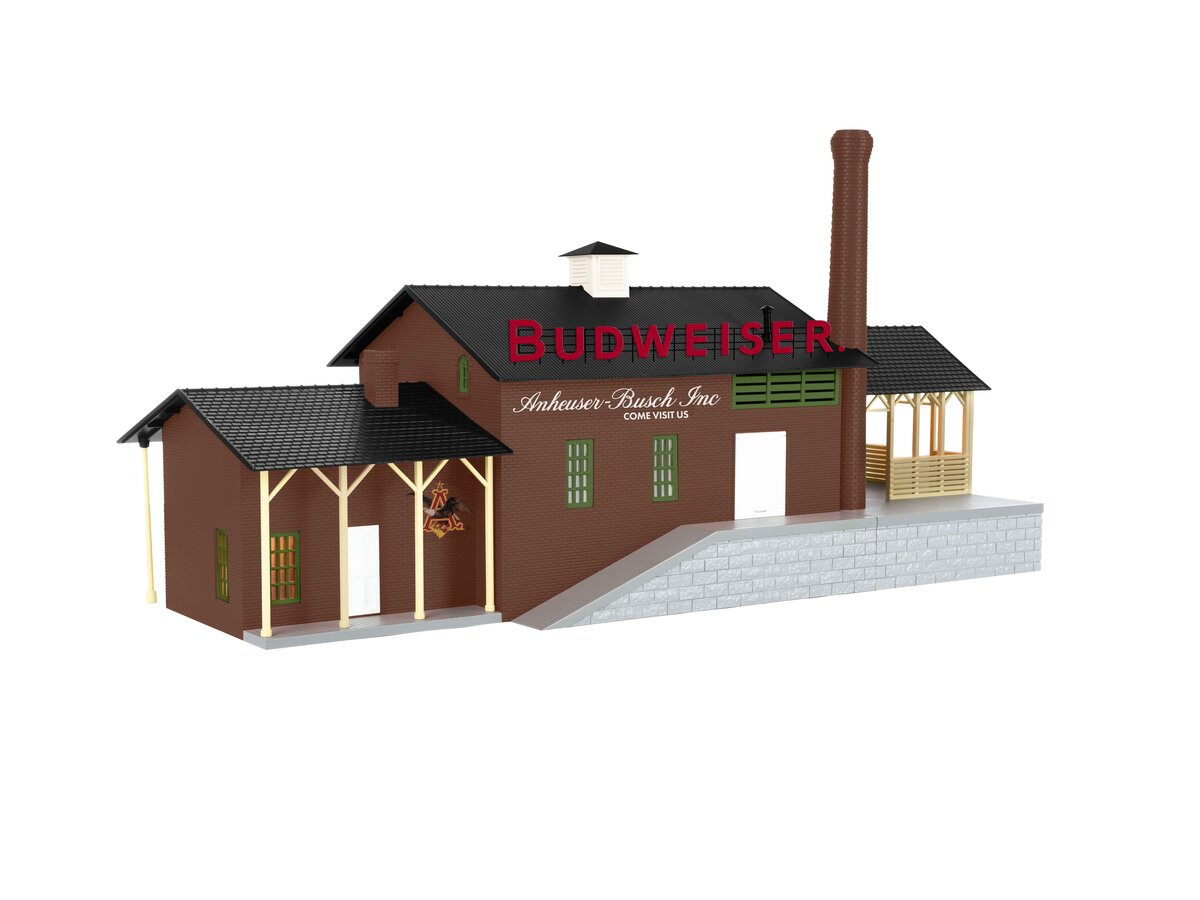 Lionel 2229190 O Plug-Expand-Play Budweiser Brewery Building